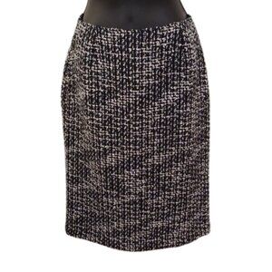 Linea Domani Woven Tweed Boucle Pencil Skirt- Sz. 4